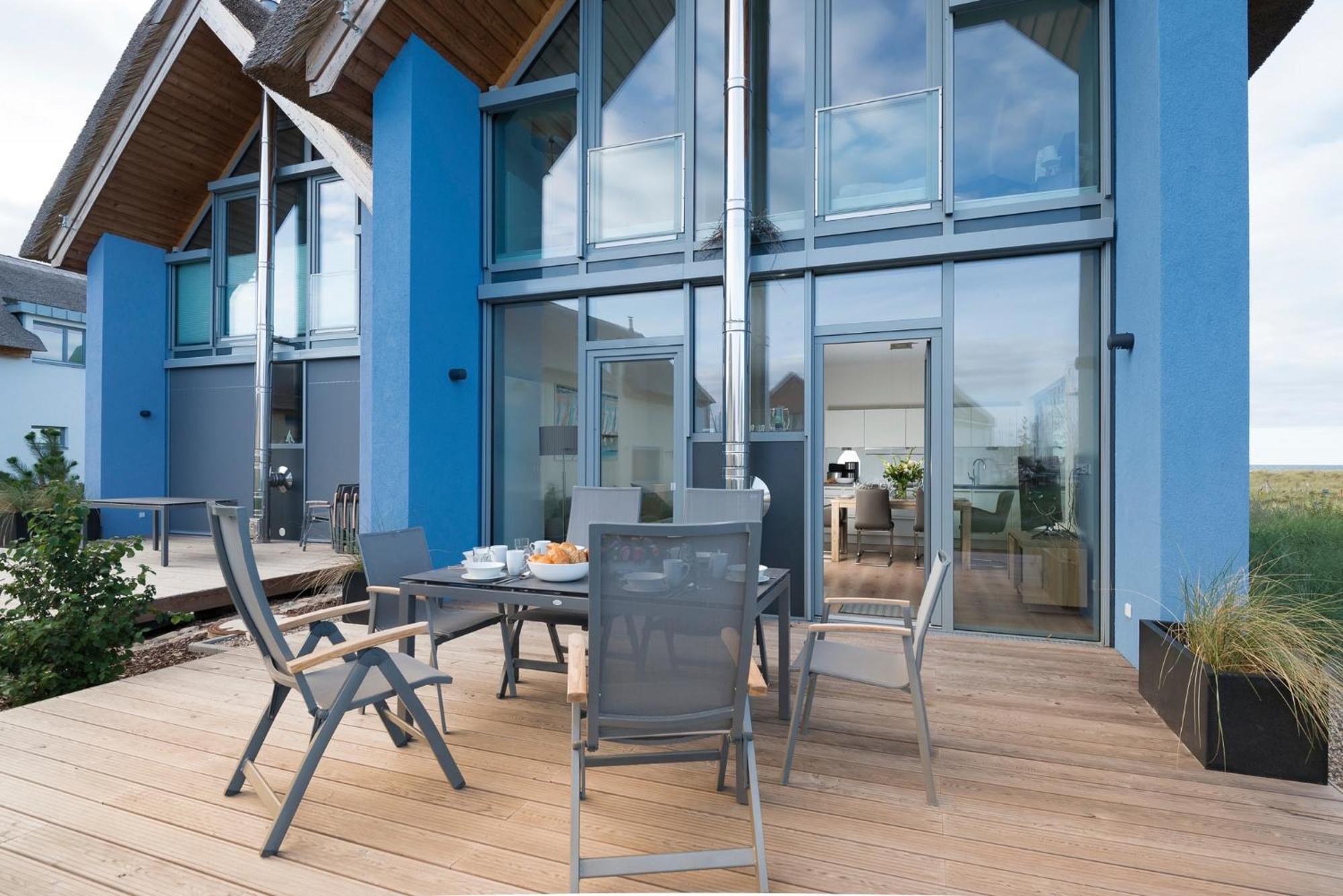 Ostsee - Reetdachhaus Nr 36 "Warder" Im Strand Resort Хайлигенхафен Екстериор снимка